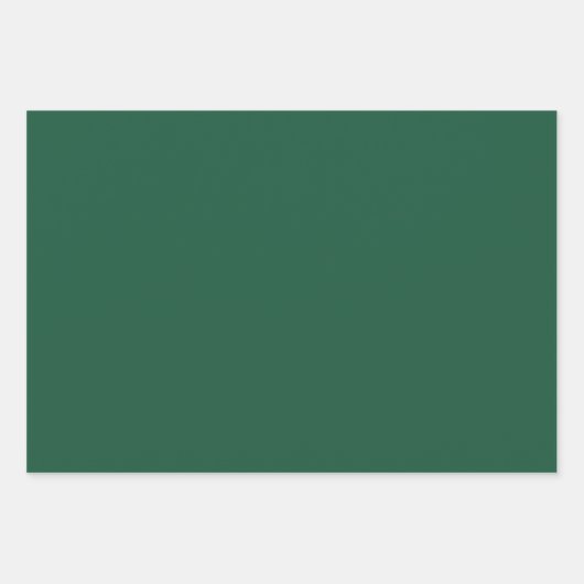 Blauwe en Groene Kerstversieringen & Matching Inpakpapier Vel (Voorkant 3)