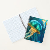 Blauwe en groene kwal notitieboek (Binnen)