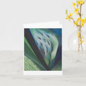 Blauwe en groene muziek van Georgia O'Keeffe, Kaart (Gele Bloem)