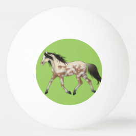 Blauwe en groene Pony Pong Ball