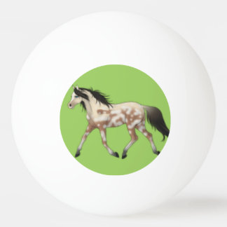 Blauwe en groene Pony Pong Ball