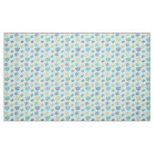 Blauwe en groene schildpadden stof (Fat Quarter)