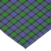 Blauwe en groene Schotse tartan Tafelkleed (Gekanteld)