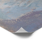 Blauwe en groene Sinaasappels van Gore Poster (Hoek)