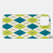 Blauwe en groene stijl Case-Mate iPhone case (Achterkant (horizontaal))