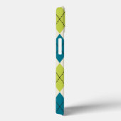 Blauwe en groene stijl Case-Mate iPhone case (Achterkant / Rechts)
