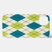 Blauwe en groene stijl Case-Mate iPhone case (Achterkant (horizontaal))