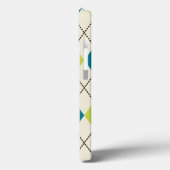 Blauwe en groene stijl Case-Mate iPhone case (Achterkant / Links)