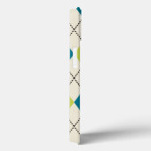 Blauwe en groene stijl Case-Mate iPhone case (Achterkant / Rechts)