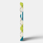 Blauwe en groene stijl Case-Mate iPhone case (Achterkant / Links)