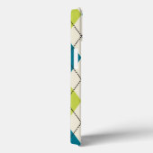 Blauwe en groene stijl Case-Mate iPhone case (Achterkant / Rechts)