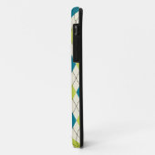 Blauwe en groene stijl Case-Mate iPhone case (Achterkant/links)