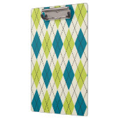 Blauwe en groene stijl klembord (Links)