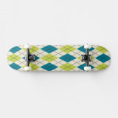 Blauwe en groene stijl persoonlijk skateboard (Horizontaal)