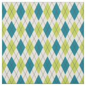 Blauwe en groene stijl stof (Swatch)