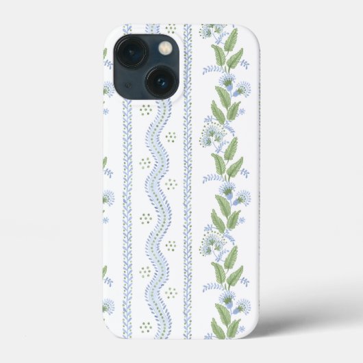 Blauwe en groene stremmen Case-Mate iPhone case (Achterkant)