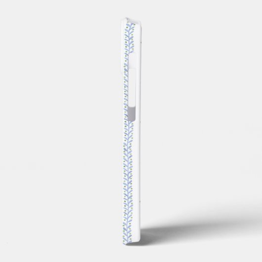 Blauwe en groene stremmen Case-Mate iPhone case (Achterkant / Links)