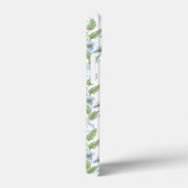 Blauwe en groene stremmen Case-Mate iPhone case (Achterkant / Rechts)