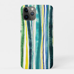 Blauwe en groene strepen Hoesje-Mate iPhone draagt Case-Mate iPhone Case