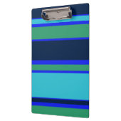 Blauwe en groene strepen klembord (Links)