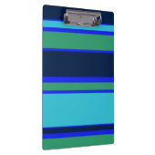 Blauwe en groene strepen klembord (Rechts)