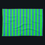 Blauwe en groene strepen ontwerp theedoek<br><div class="desc">Blauw en Groen horizontale strepen lijnen naadloos herhalen Patroon Ontwerp Achtergrond Afdrukken</div>