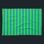 Blauwe en groene strepen ontwerp theedoek<br><div class="desc">Blauw en Groen horizontale strepen lijnen naadloos herhalen Patroon Ontwerp Achtergrond Afdrukken</div>