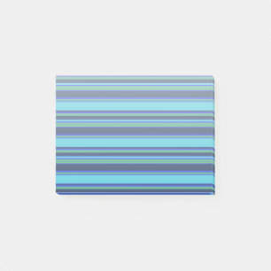 Blauwe en groene strepen post-it® notes