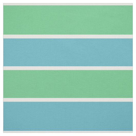 Blauwe en groene strepen stof (Swatch)