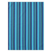 Blauwe en groene strepen tafelkleed (Voorkant)