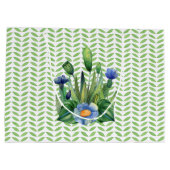 Blauwe en groene tuin groot cadeauzakje (Achterkant)