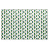 Blauwe en groene Unicorn Stof (Yard (91,4 cm))