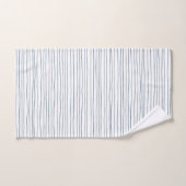 Blauwe en groene Waterverf Dinosaur Bad Handdoek (Handdoek)