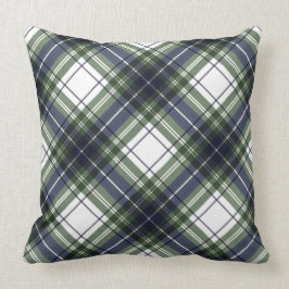 Blauwe en groene Waterverf Pset Pillow Kussen