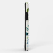 Blauwe en groene wilde bloemen botanisch Case-Mate iPhone case (Achterkant/rechts)