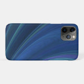 Blauwe en groene zachte zandgolven Case-Mate iPhone case (Achterkant (horizontaal))