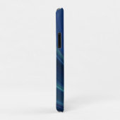 Blauwe en groene zachte zandgolven Case-Mate iPhone case (Achterkant/rechts)