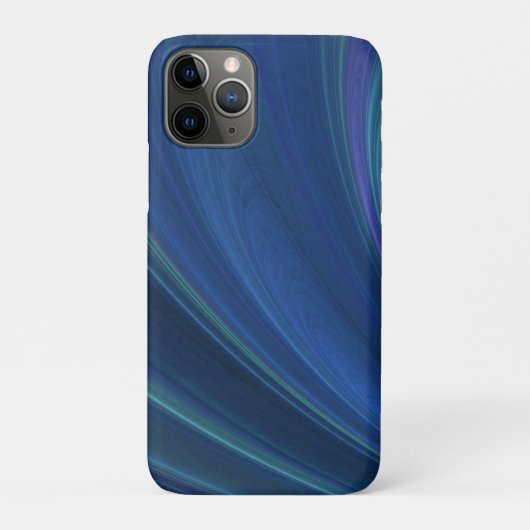 Blauwe en groene zachte zandgolven Case-Mate iPhone case (Achterkant)
