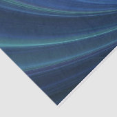 Blauwe en groene zachte zandgolven tissuepapier (Detail)