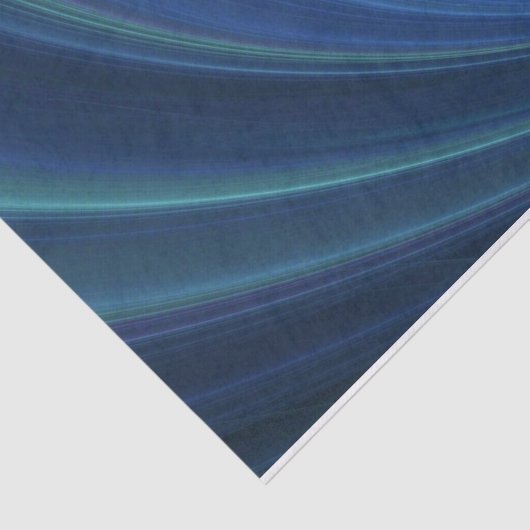 Blauwe en groene zachte zandgolven tissuepapier (Detail)