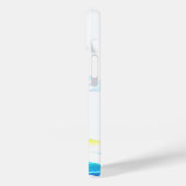 Blauwe en groene Zee Case-Mate iPhone Case (Achterkant / Links)