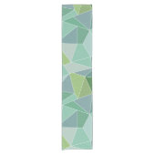 Blauwe en groene Zee Glass Table Runner Korte Tafelloper (Voorkant)