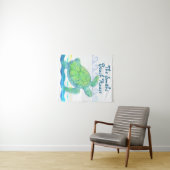 Blauwe en groene Zee Wandkleed (In Situ (horizontaal))