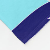 blauwe en indigo mandala fleece deken (Hoek)