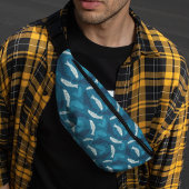 Blauwe en ivoren forel, gevlekte vis heuptasje