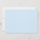 Blauwe en ivory Cute Llama Kinderen van Birthday P Kaart (Achterkant)