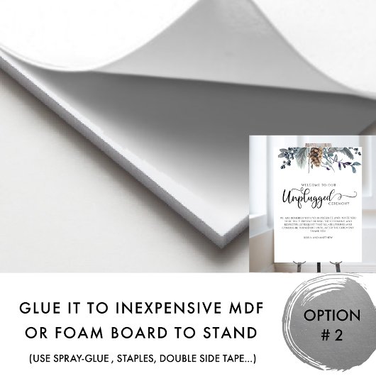 Blauwe en late Floral, niet-aangesloten ceremonieb Poster