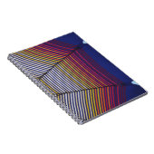 Blauwe en multicolleurige paraplu notitieboek (Rechterzijde)