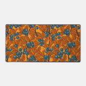 Blauwe en oranje bosbessen bureaumat (Voorkant)