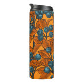 Blauwe en oranje bosbessen thermosbeker (Geroteerd rechts)